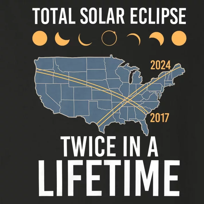 Twice In A Lifetime Solar Eclipse 2024 Total Eclipse Toddler Long Sleeve Shirt