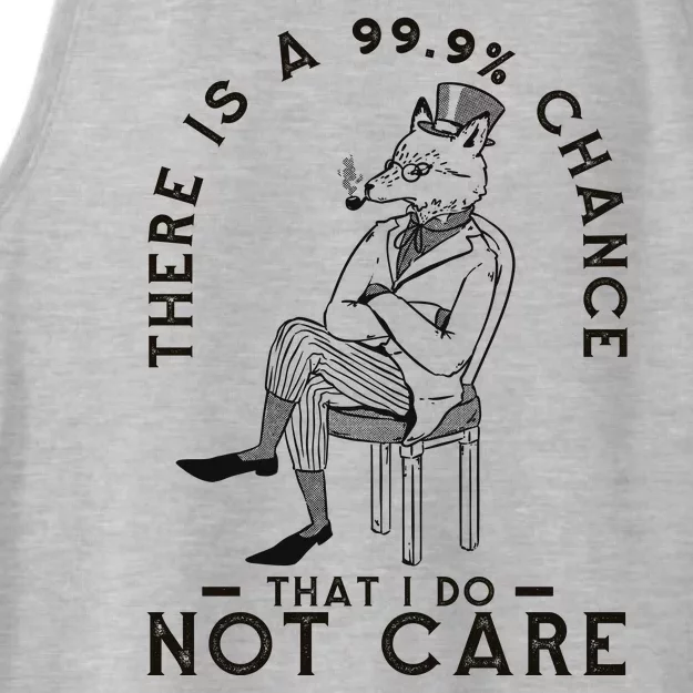 There Is A 99% Chance That I Do Not Care Funny Ladies Tri-Blend Wicking Tank