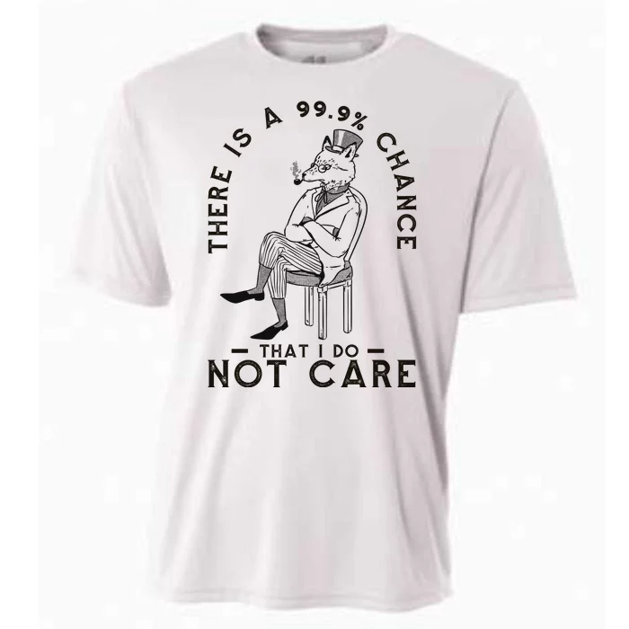 There Is A 99% Chance That I Do Not Care Funny Cooling Performance Crew T-Shirt