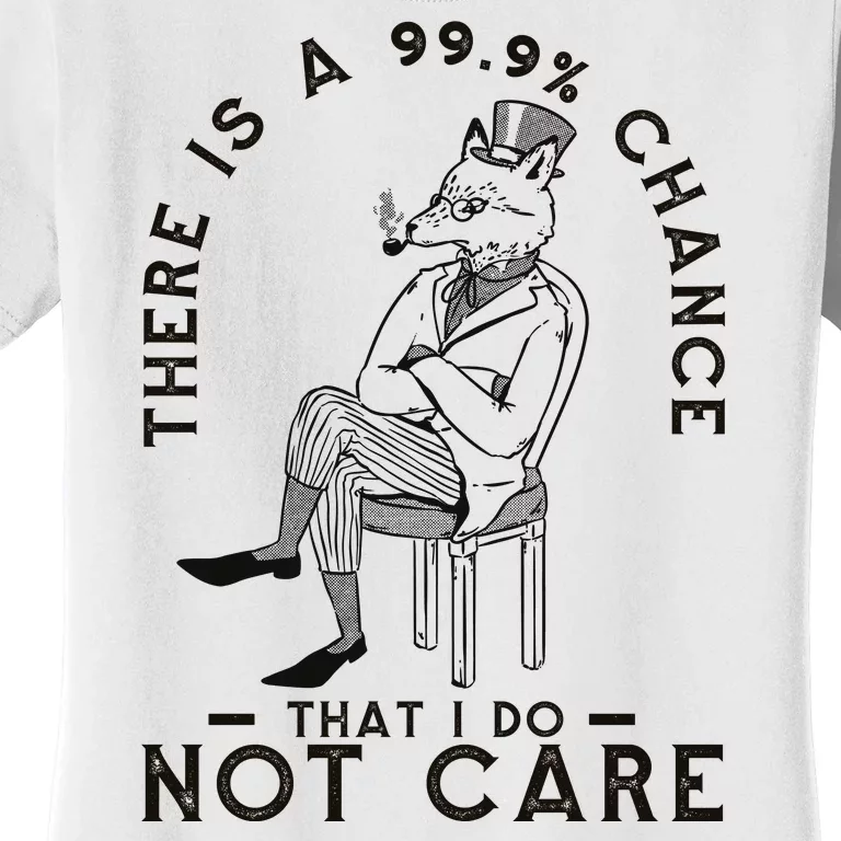 There Is A 99% Chance That I Do Not Care Funny Women's T-Shirt