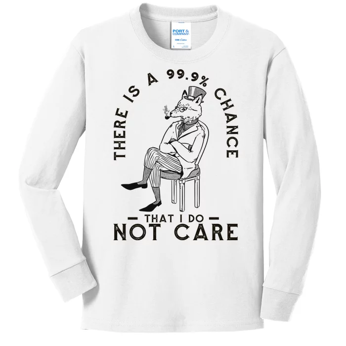 There Is A 99% Chance That I Do Not Care Funny Kids Long Sleeve Shirt