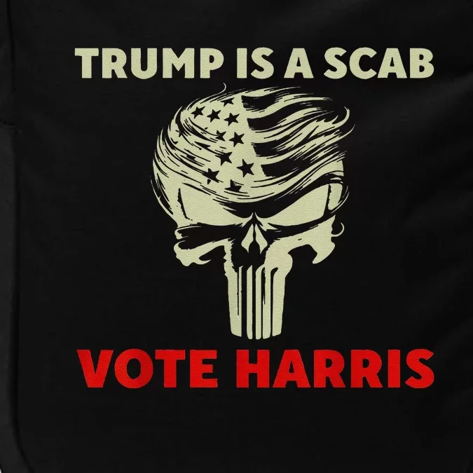 Trump Is A Scab Vote Harris Waltz New Way Move Forward Flag Impact Tech Backpack