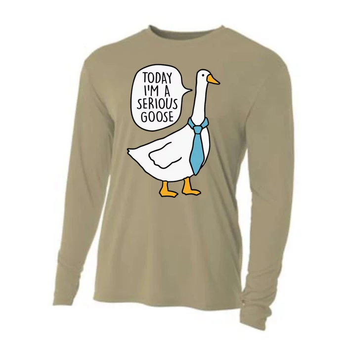 Today IM A Serious Goose Cooling Performance Long Sleeve Crew