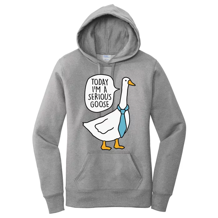 Today IM A Serious Goose Women's Pullover Hoodie