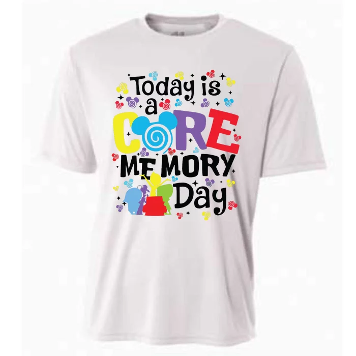 Today Is A Core Memory Day Funny Emotions Out Cooling Performance Crew T-Shirt