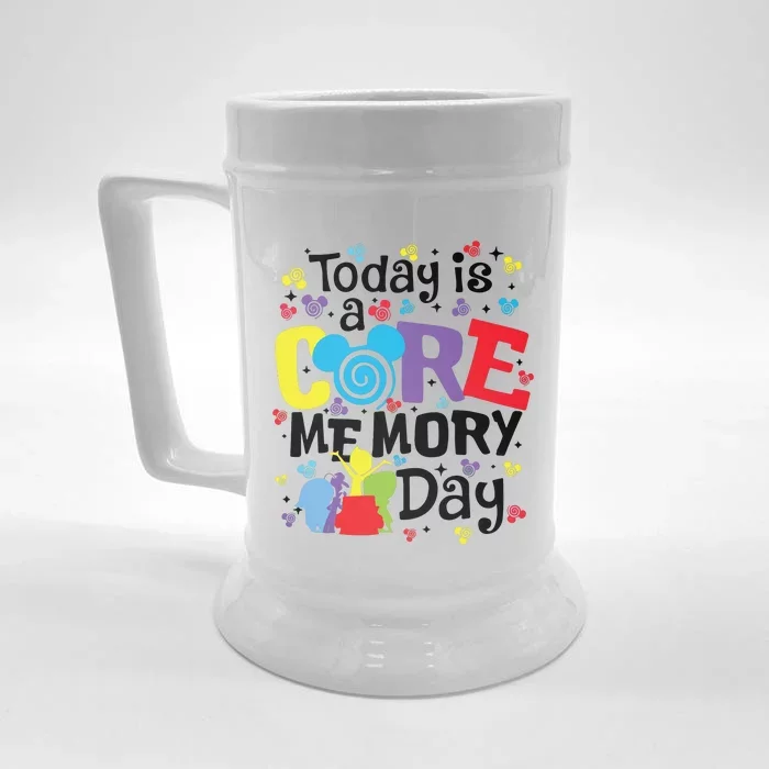 Today Is A Core Memory Day Funny Emotions Out Front & Back Beer Stein