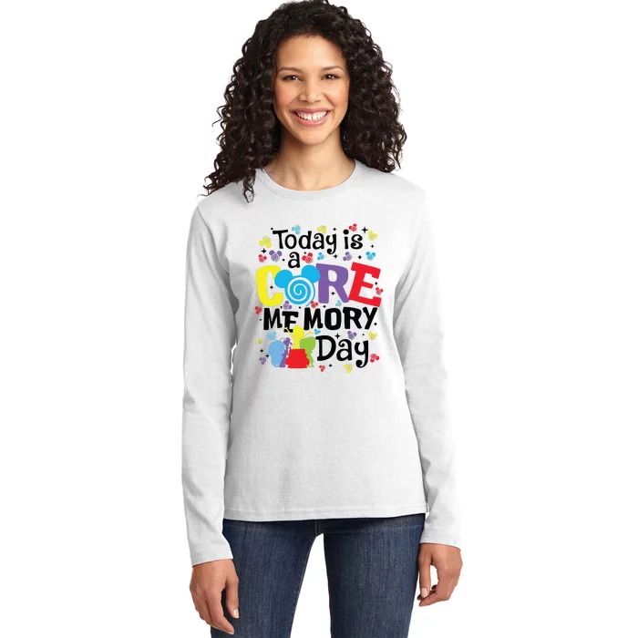 Today Is A Core Memory Day Funny Emotions Out Ladies Long Sleeve Shirt