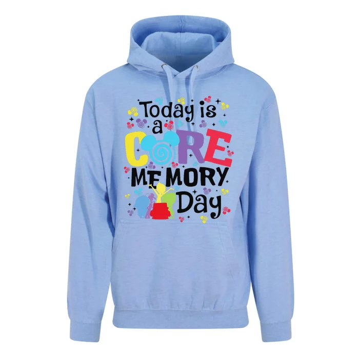 Today Is A Core Memory Day Funny Emotions Out Unisex Surf Hoodie