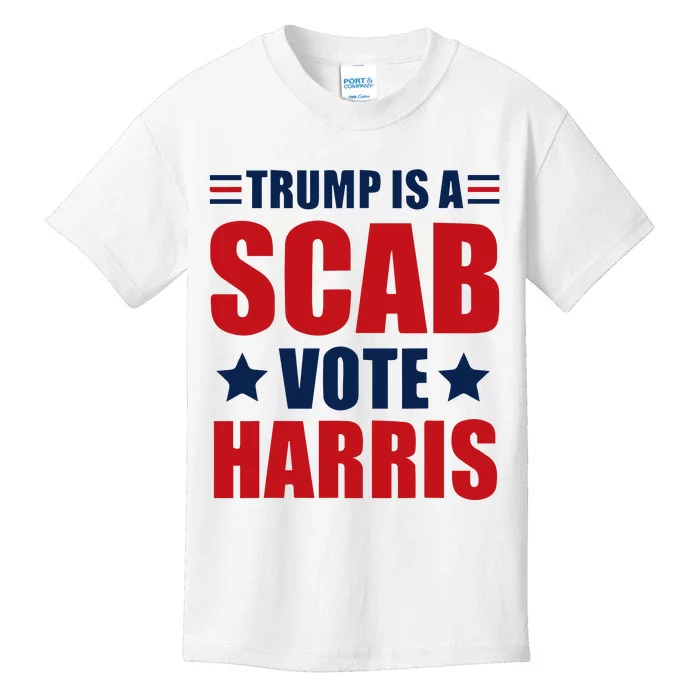 Trump Is A Scab Kids T-Shirt