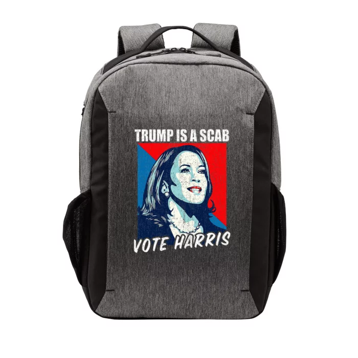 Trump Is A Scab Vote Harris 2024 Vector Backpack