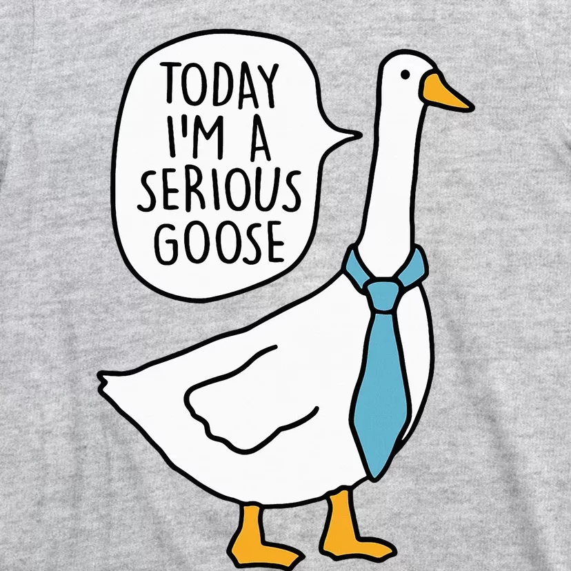 Today IM A Serious Goose Funny Silly Goose T-Shirt