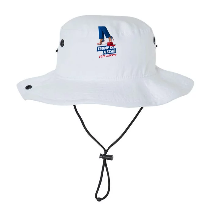 Trump Is A Scab Vote Kamala Harris 2024 Legacy Cool Fit Booney Bucket Hat