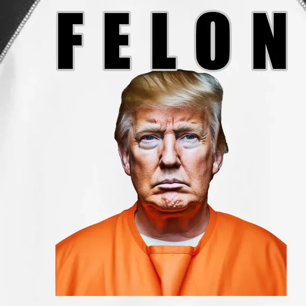 Trump Is A Felon Toddler Fine Jersey T-Shirt