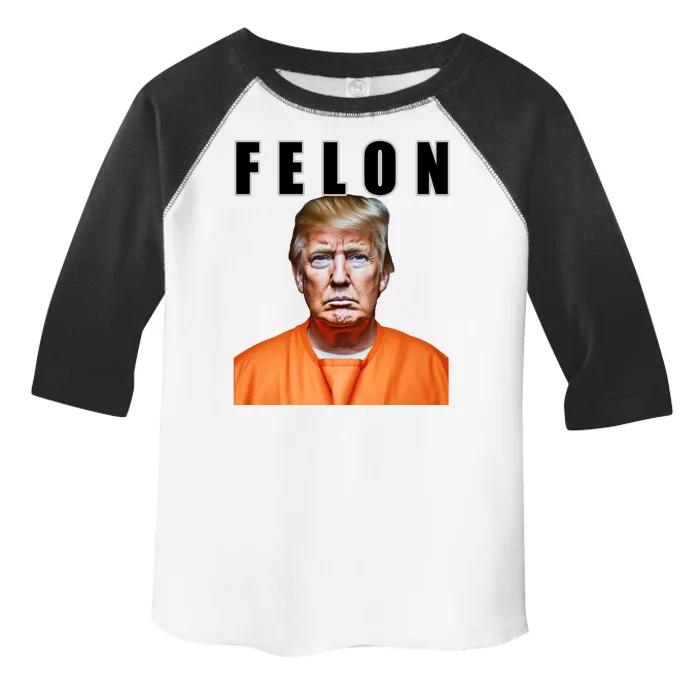 Trump Is A Felon Toddler Fine Jersey T-Shirt