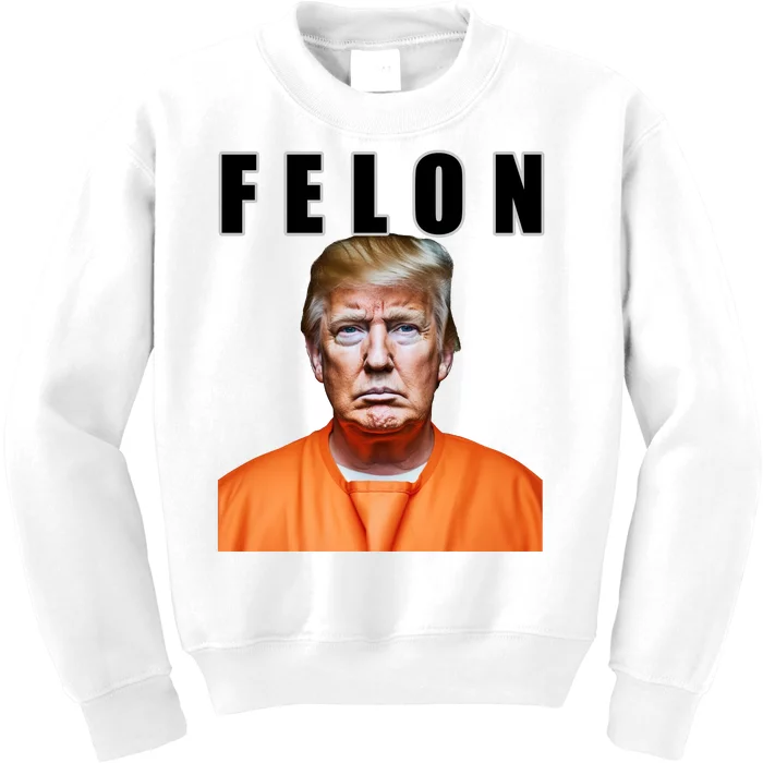 Trump Is A Felon Kids Sweatshirt