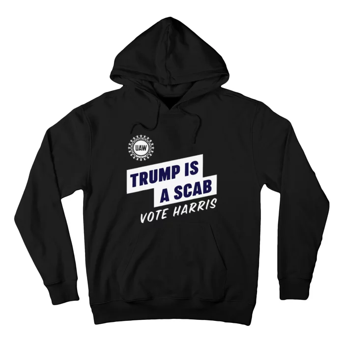 Trump Is A Scab Funny Gift Hoodie