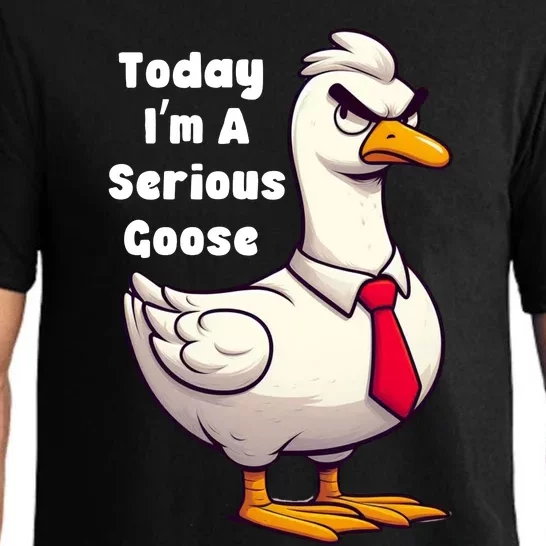 Today I Am A Serious Goose Funny Oddly Specific Dank Meme Pajama Set