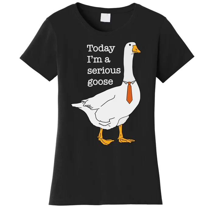 Today IM A Serious Goose Silly Goose Women's T-Shirt