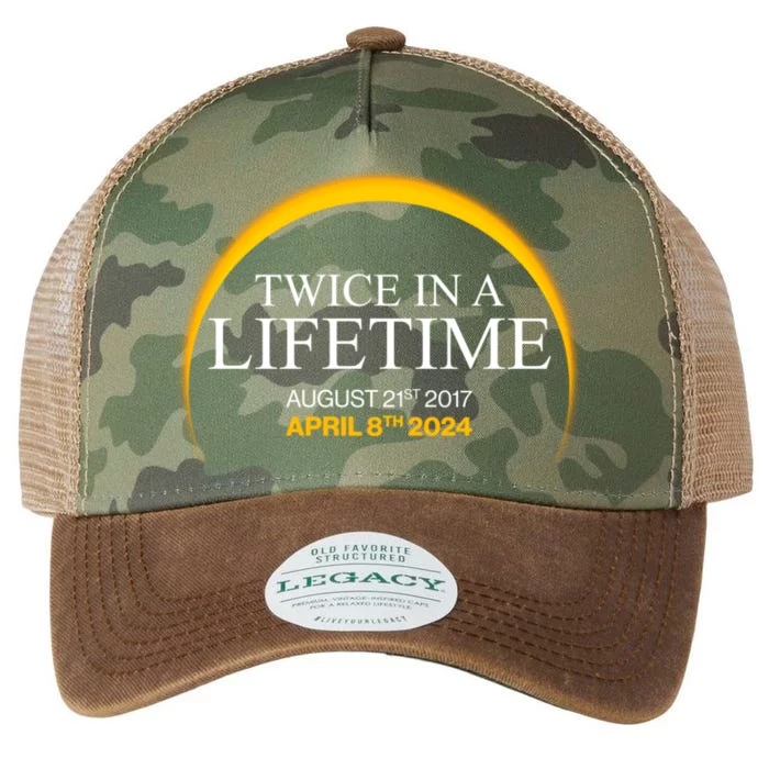 Twice In A Lifetime Total Solar Eclipse April 8 2024 Legacy Tie Dye Trucker Hat