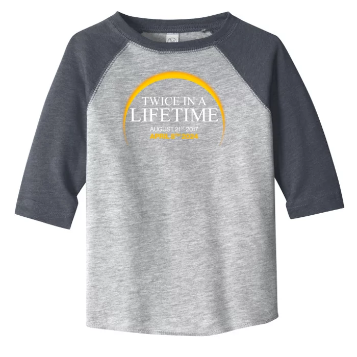 Twice In A Lifetime Total Solar Eclipse April 8 2024 Toddler Fine Jersey T-Shirt