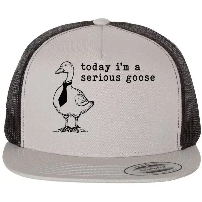 Today IM A Serious Goose Flat Bill Trucker Hat