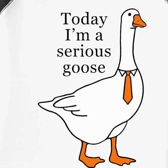 Today IM A Serious Goose Infant Baby Jersey Bodysuit