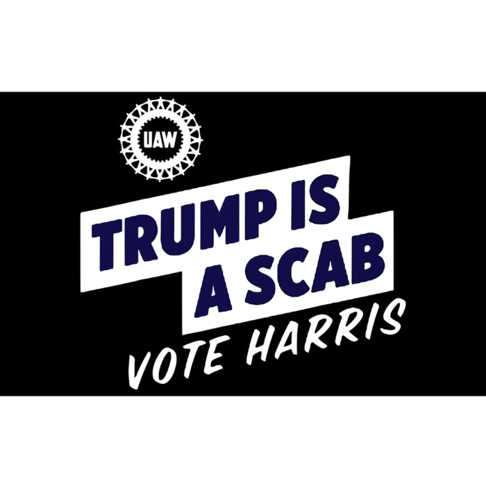 Trump Is A Scab Vote Harris Bumper Sticker