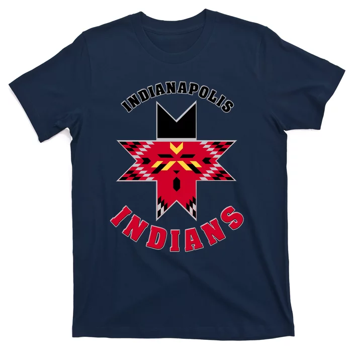 The Indians At Indianapolis Cool Vector Design T-Shirt