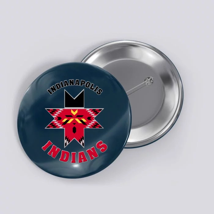 The Indians At Indianapolis Cool Vector Design Button