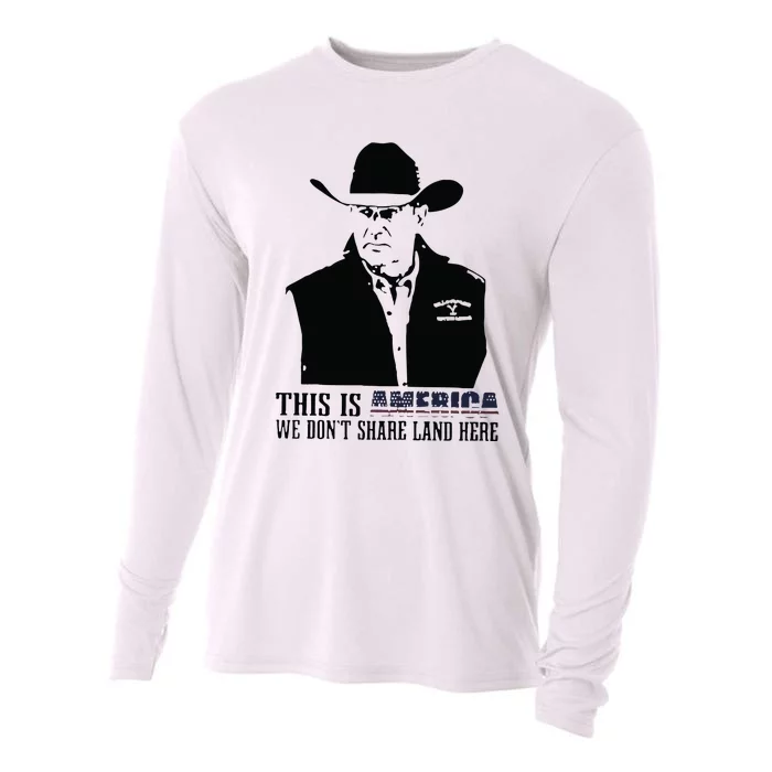 This Is America We Dont Share Land Here Cooling Performance Long Sleeve Crew