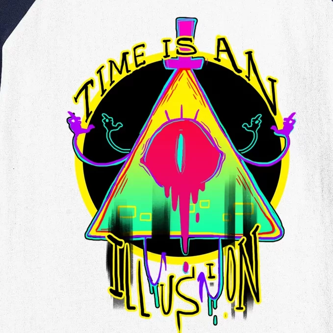 Time Is An Illusion Baseball Sleeve Shirt