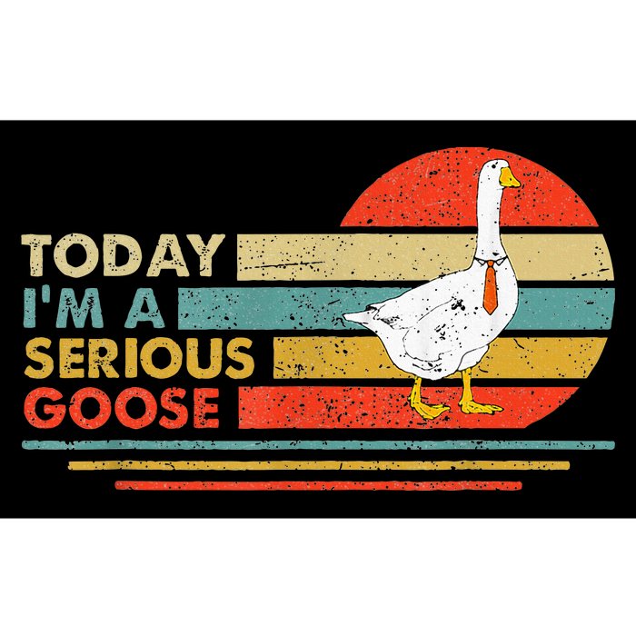 Today IM A Serious Goose Funny Apparel Vintage Sunset Bumper Sticker