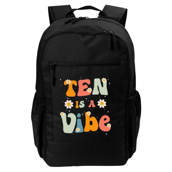 Ten Is A Vibe 10th Birthday Party 10 Ten Year Old Decor Daily Commute Backpack