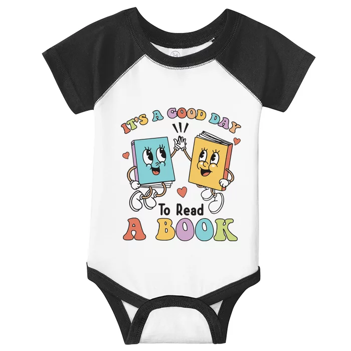 Teacher Its A Good Day To Read A Book Infant Baby Jersey Bodysuit