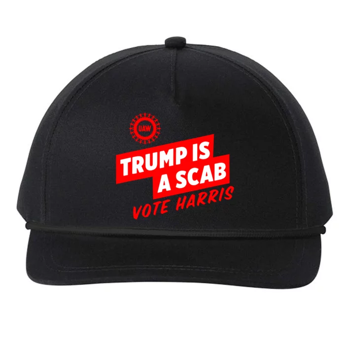 Trump Is A Scab Snapback Five-Panel Rope Hat