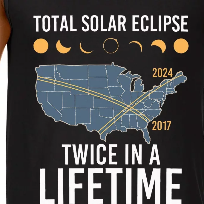 Twice In A Lifetime Solar Eclipse 2024 Total Eclipse Comfort Colors® Tank Top