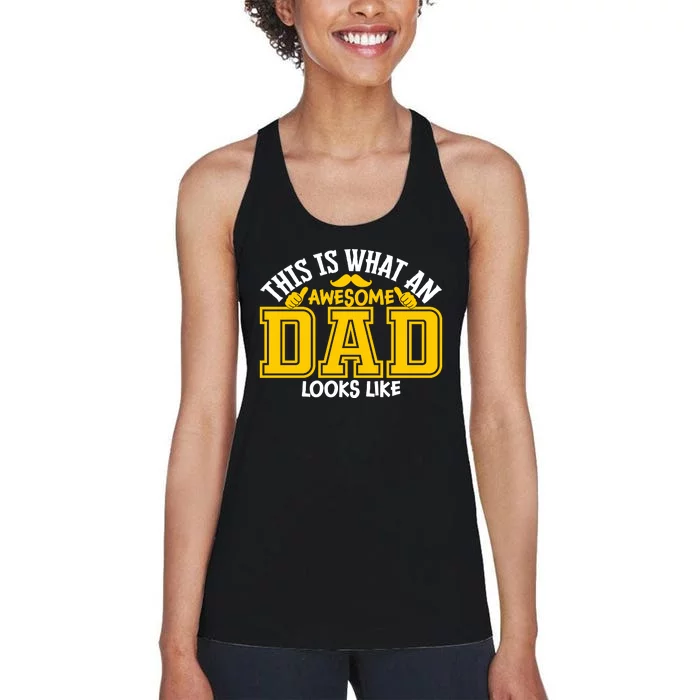 This Is Awesome Dad Women's Racerback Tank