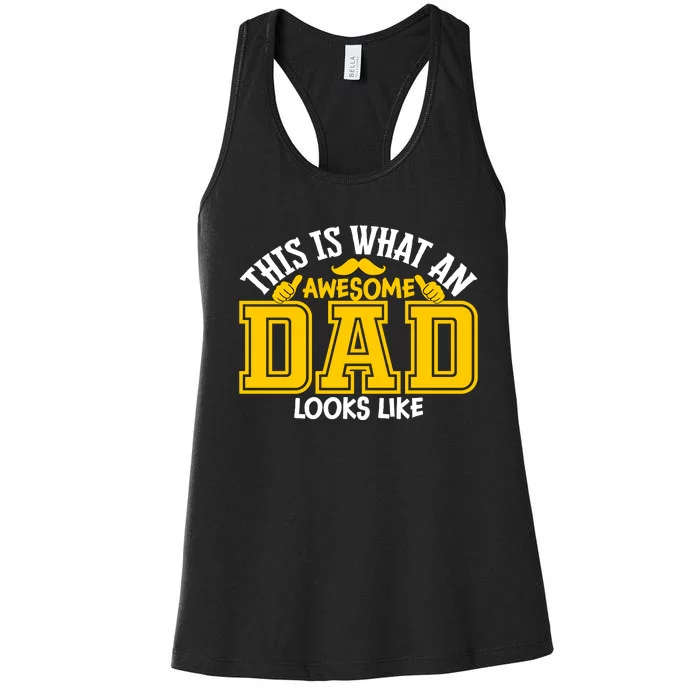 This Is Awesome Dad Women's Racerback Tank