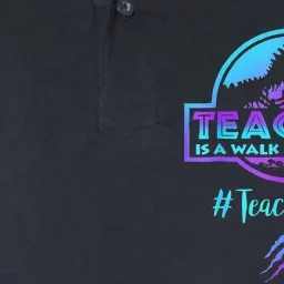 Teaching is a Walk in Park Teacher Life Funny Mother's Day Softstyle Adult Sport Polo