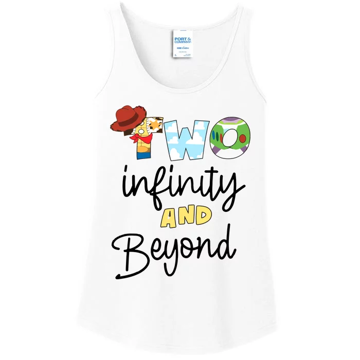 Two Infinity And Beyond Ladies Essential Tank