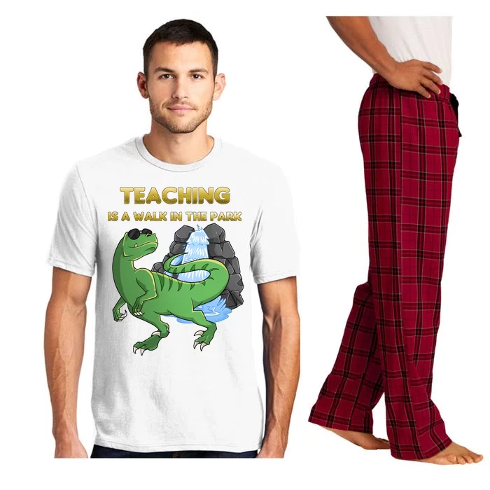 Teaching Is A Walk In The Park Pajama Set