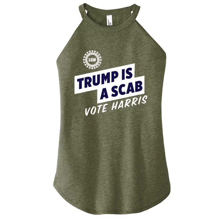 Trump Is A Scab Vote Kamala Harris Women’s Perfect Tri Rocker Tank