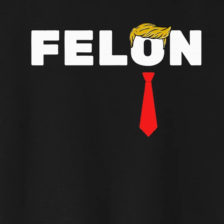 Trump Is A Felon Trump Is Guilty On 34 Counts Women's Crop Top Tee