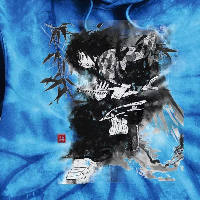 Tomioka Ink Art Tie Dye Hoodie