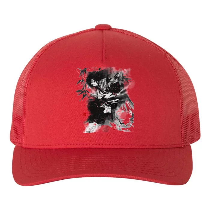 Tomioka Ink Art Yupoong Adult 5-Panel Trucker Hat