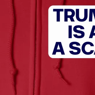 Trump Is A Scab Vote Harris Kamala 2024 Funny Full Zip Hoodie