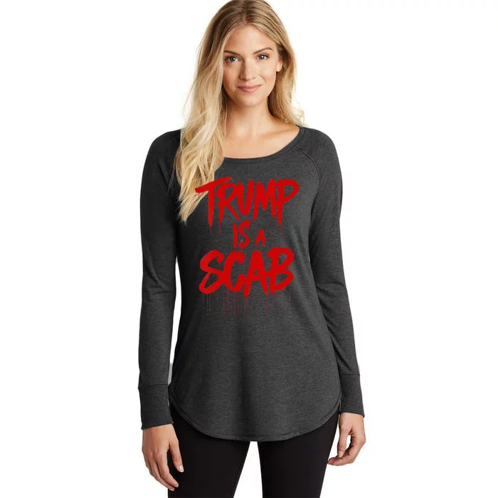 Trump Is A Scab Women's Perfect Tri Tunic Long Sleeve Shirt