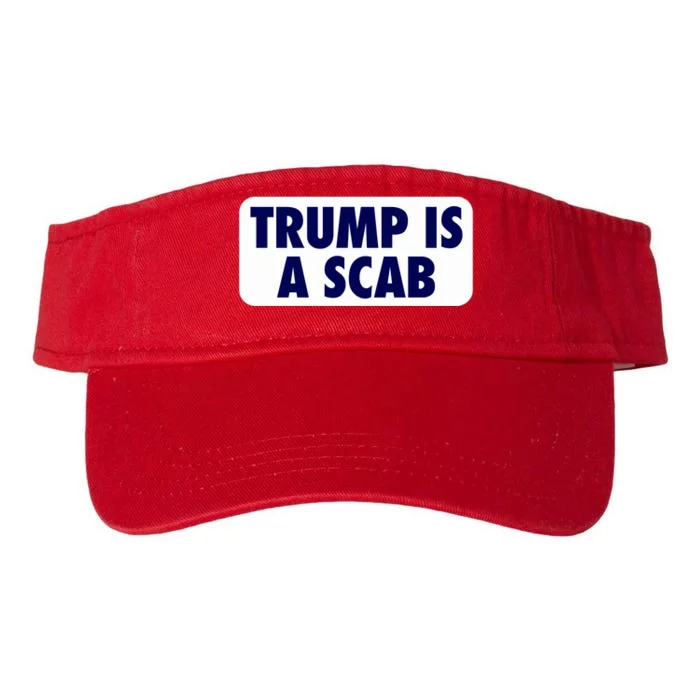 Trump Is A Scab Harris Kamala Valucap Bio-Washed Visor