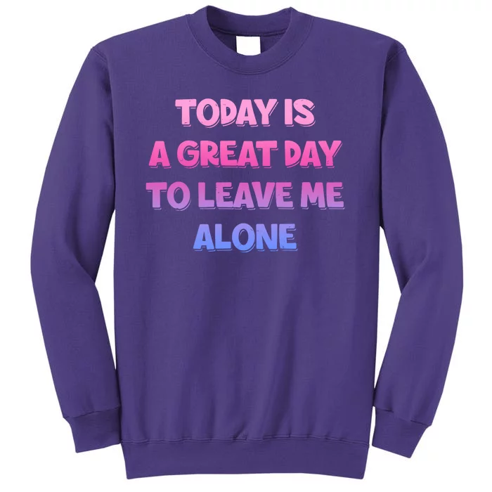 Today Is A Great Day To Leave Me Alone Sweatshirt