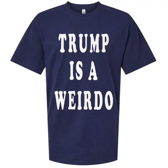 Trump Is A Weirdo Vote For Kamala Harris 2024 Election Sueded Cloud Jersey T-Shirt